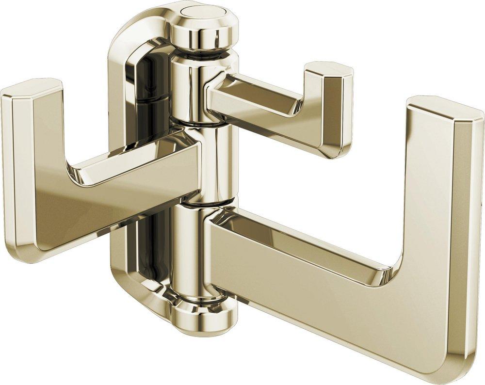 Brizo Polished Nickel 3-Hook Robe Hook 