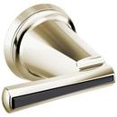 2 in. Zinc Handle Kit in Polished Nickel with Black Crystal