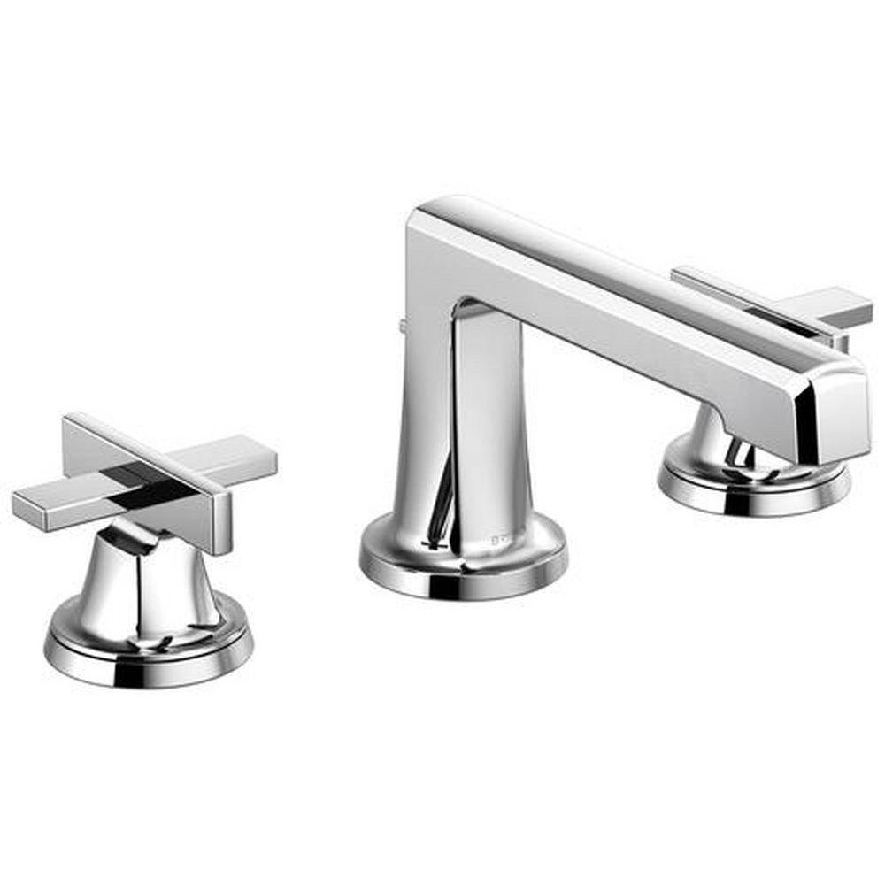 Brizo Chrome Widespread Bathroom Sink Faucet (Handles Sold Separately) 