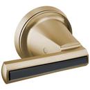 3-3/4 in. Zinc Handle Kit in Luxe Gold with Black Crystal