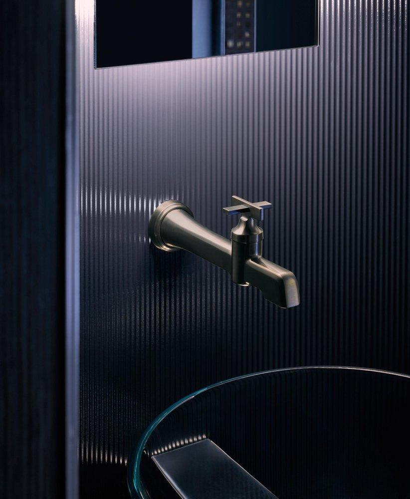 Brizo Brilliance Luxe Steel Single Lever Handle Bathroom Sink Faucet 