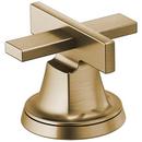 Widespread Low Cross Bathroom Faucet Handle Kit in Luxe Gold