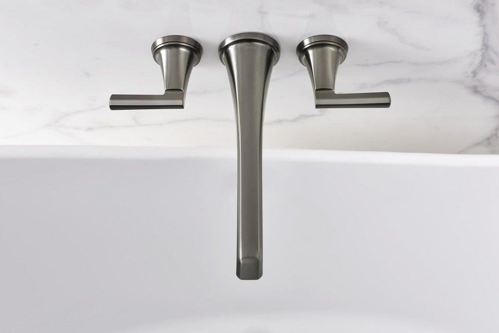 Brizo Polished Nickel Single Lever Handle Tub Filler Trim Only 