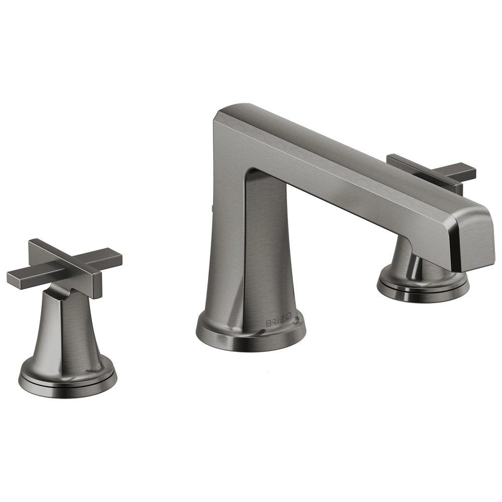 Brizo Luxe Steel Two Handle Roman Tub Faucet (Trim Only) 