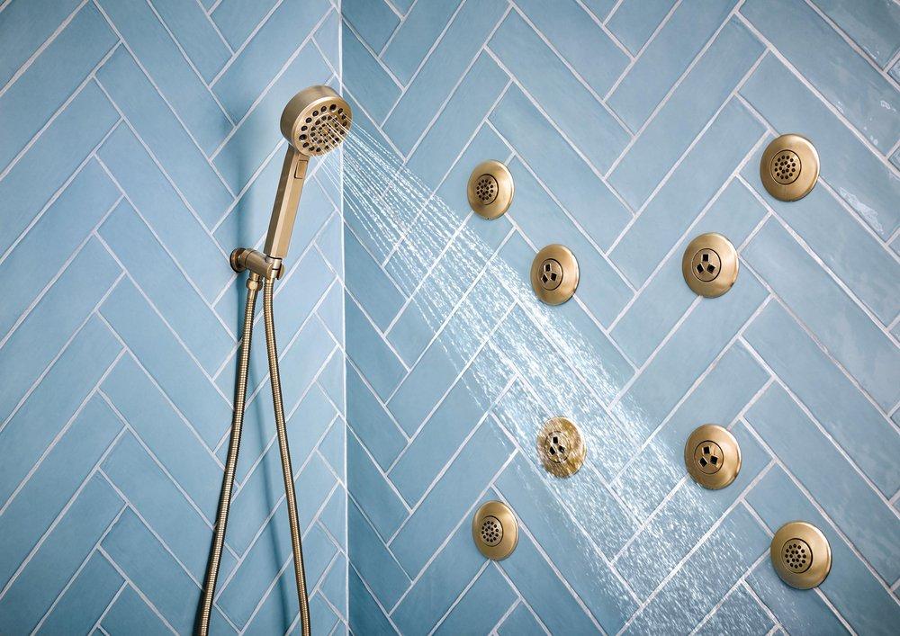 Brizo Luxe Gold Multi Function Hand Shower 
