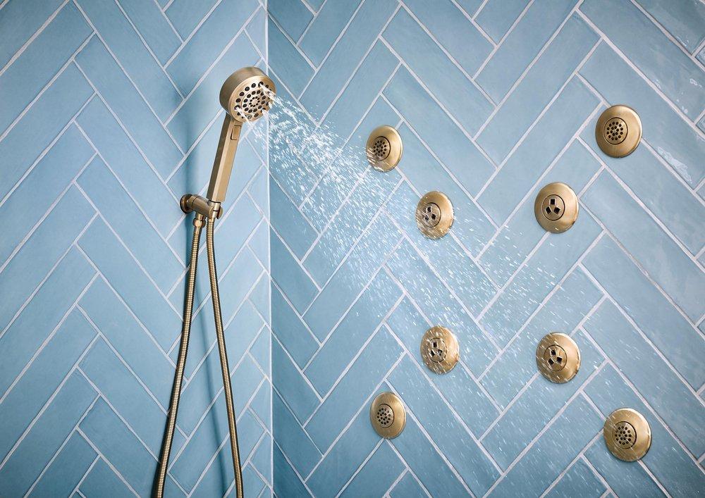 Brizo Luxe Gold Multi Function Hand Shower 