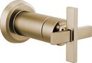 Single Handle Volume Control Valve Trim in Luxe Gold