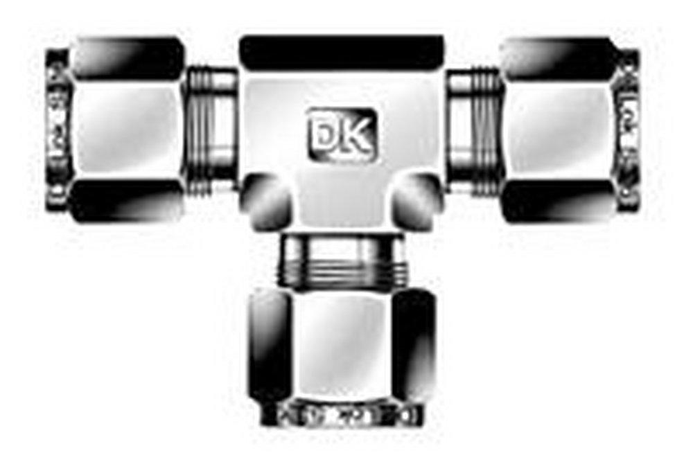 DK-LOK® OD Tube Stainless Steel Union Tee 