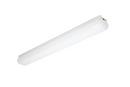 White 4 ft. 40W 120/277V LED Flush Mount Ceiling Fixture 