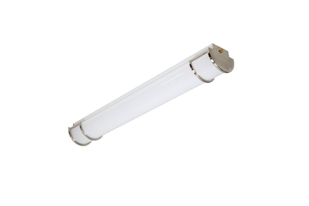 Brushed Nickel 30 W 1 Light Bath Light 