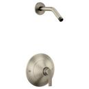 Single Lever Handle Shower Faucet Trim Only in Brushed Nickel