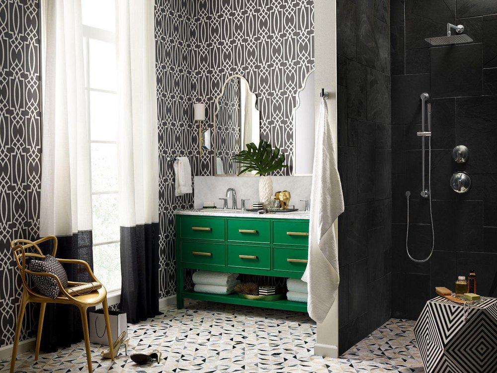 Creative Specialties International Polished Chrome 9 in. Zinc and Stainless Steel Hand Towel Bar 