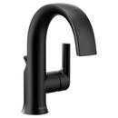 Moen Matte Black Single Handle Monoblock Bathroom Sink Faucet 