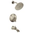 Moen Brushed Nickel Single Handle Single Function Bathtub & Shower Faucet (Trim Only) 