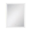 36 x 28 x 2 in. Large Rectangular Edge-lit LED Mirror in Polished Chrome