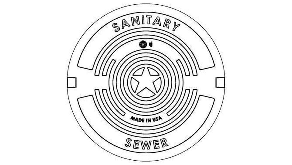 EJ Sanitary Sewer Manhole Cover 