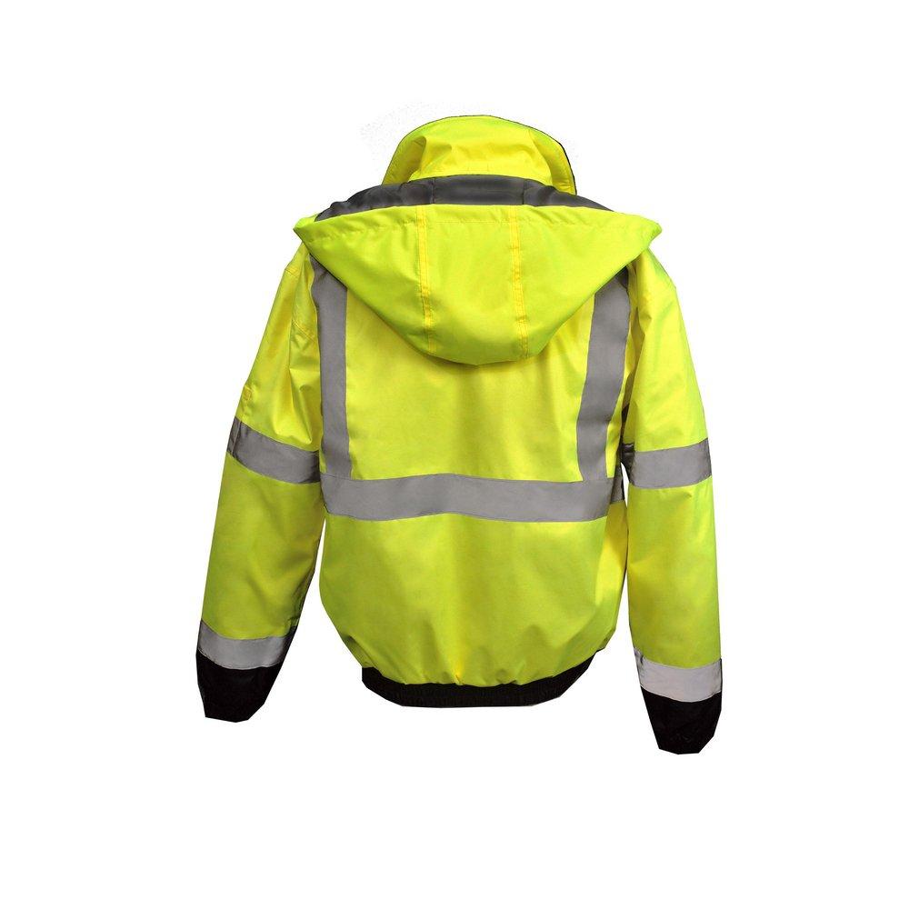 Radians Hi-Viz Green CL3 W/PROOF JKT W/ QLTD LNR SM 