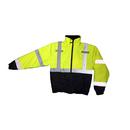 Radians Hi-Viz Green CL3 W/PROOF JKT W/ QLTD LNR SM 