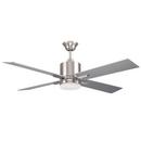 Craftmade Brushed Polished Nickel 52 in. 54W 4-Blade 1-Light Ceiling Fan 