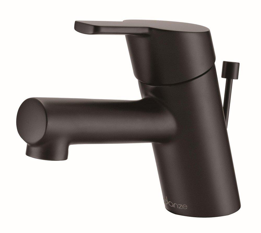 Gerber Plumbing Satin Black Single Handle Monoblock Bathroom Sink Faucet Lever Handle 