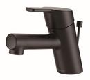 Gerber Plumbing Satin Black Single Handle Monoblock Bathroom Sink Faucet Lever Handle 