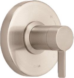 Brass and Zinc Valve Trim in Brushed Nickel