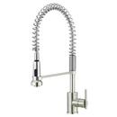 Pull Down Kitchen Faucet in Stainless Steel
