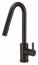 Gerber Plumbing Satin Black Single Handle Pull Down Kitchen Faucet 