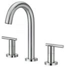 Gerber Plumbing Brushed Nickel Two Handle Widespread Bathroom Sink Faucet Lever Handle 