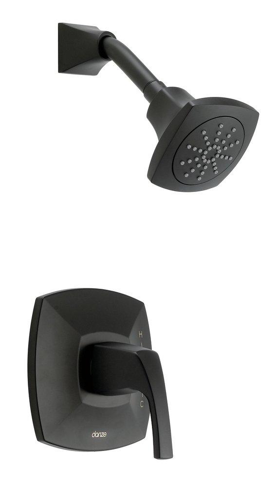 Gerber Plumbing Satin Black Single Handle Single Shower Faucet Trim Only 