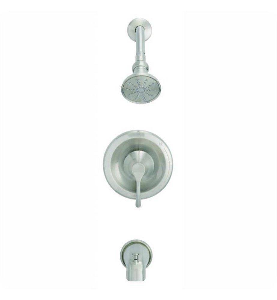 Gerber Plumbing Brushed Nickel Single Handle Single Bathtub & Shower Faucet Trim Only 