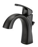 Gerber Plumbing Satin Black Single Handle Monoblock Bathroom Sink Faucet Lever Handle 