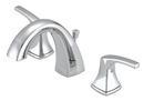 Two Handle Widespread Bathroom Sink Faucet in Chrome Lever Handle