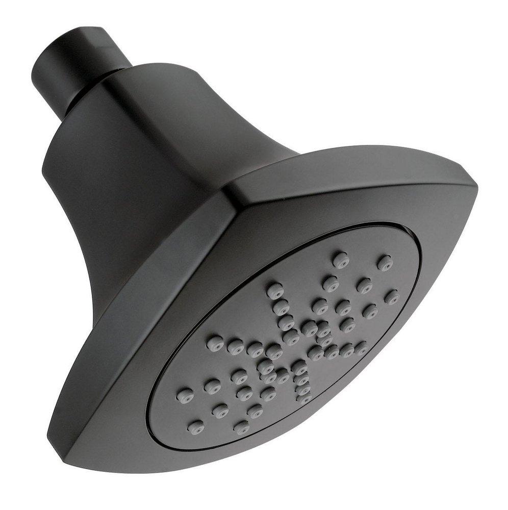Gerber Plumbing Satin Black Single Jet Showerhead 