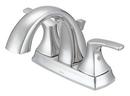 Two Handle Centerset Bathroom Sink Faucet in Chrome Lever Handle