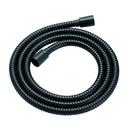 Gerber Plumbing Satin Black 1/2 x 72 in. NPSM Brass and Metal Shower Hose 