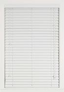 83 x 60 x 2 in. Faux Wood Horizontal Blind in White