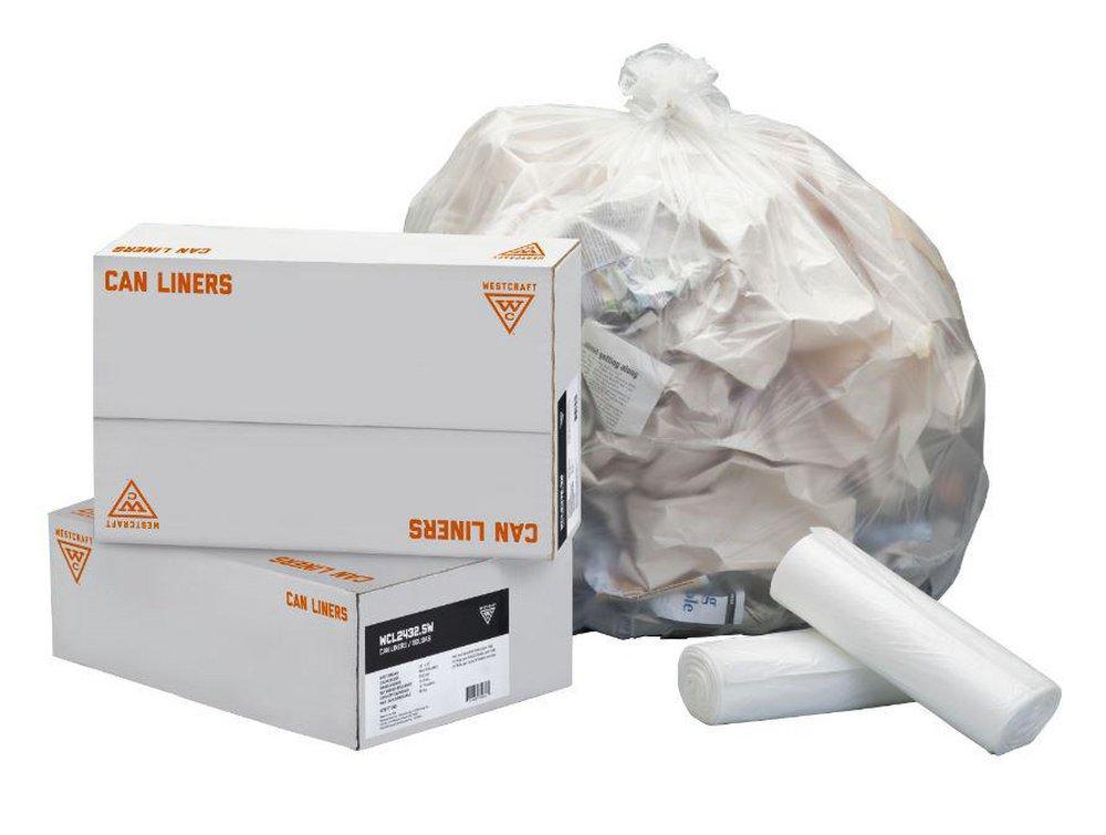 Westcraft White 24 x 32 in. Virgin Resin Trash Bag in White (Case of 500) 