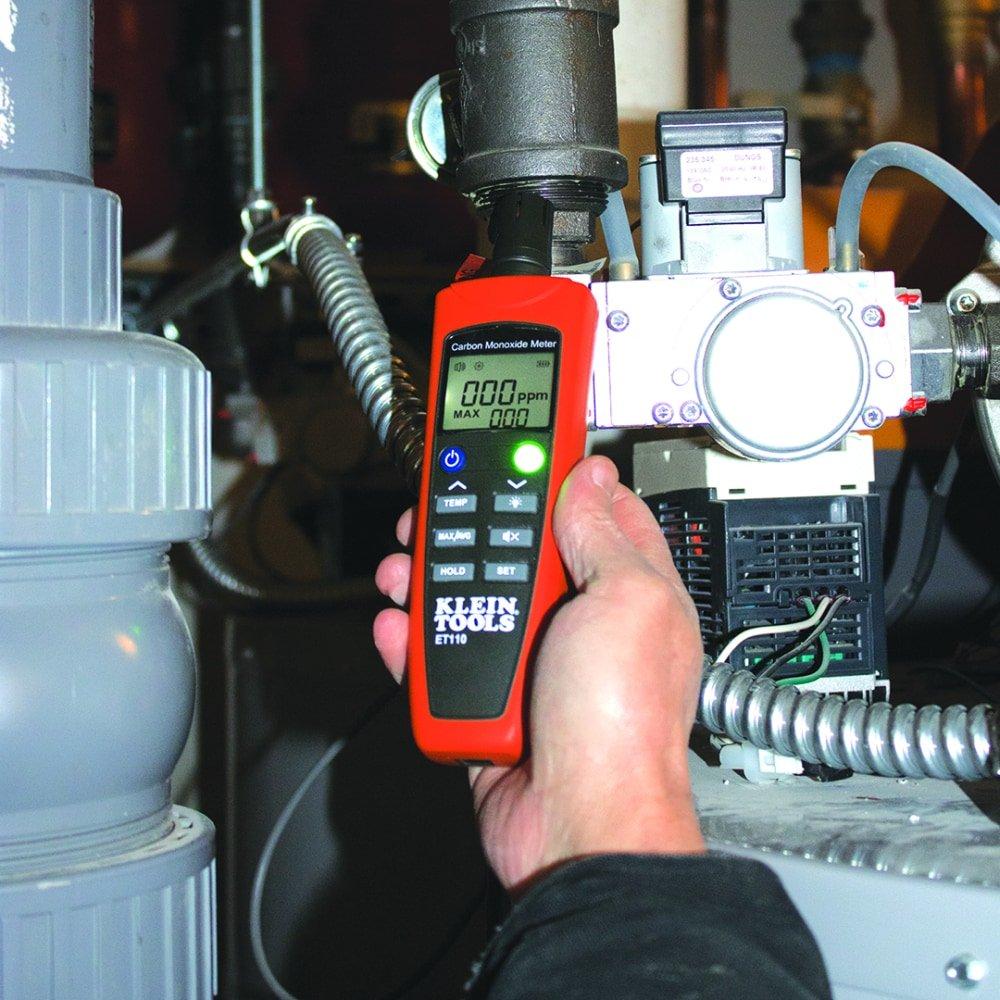Klein Tools Black Battery Carbon Monoxide Detector 