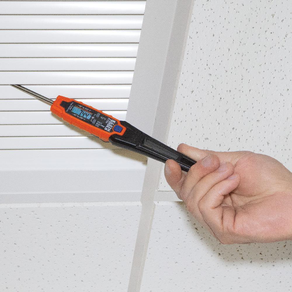 Klein Tools Black Digital Pocket Thermometer 