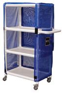 Royal Basket Trucks Blue PVC Linen Cart 