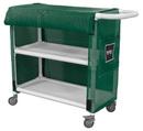 Royal Basket Trucks Green PVC Linen Cart 