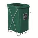 Royal Basket Trucks Green Vinyl Hamper 