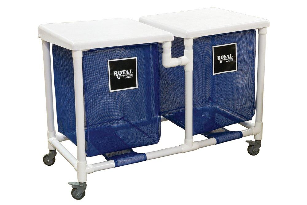 Royal Basket Trucks Blue PVC Hamper 