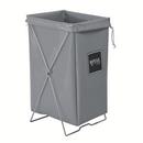 Royal Basket Trucks Grey Vinyl Hamper 