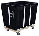 Royal Basket Trucks Black Vinyl Permanent Liner Basket Truck with Wood Base 