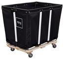 Royal Basket Trucks Black Vinyl Permanent Liner Basket Truck with Wood Base 