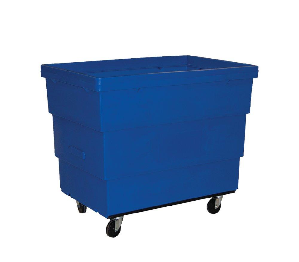 Royal Basket Trucks Blue Steel Recycle Cart 