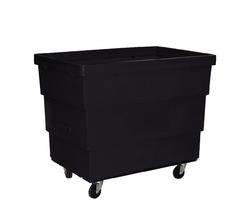 Steel Recycle Cart in Black
