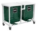 Royal Basket Trucks Green PVC Hamper 